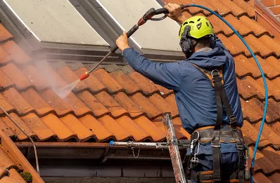 Démoussage et hydrofuge de toiture à Rosey